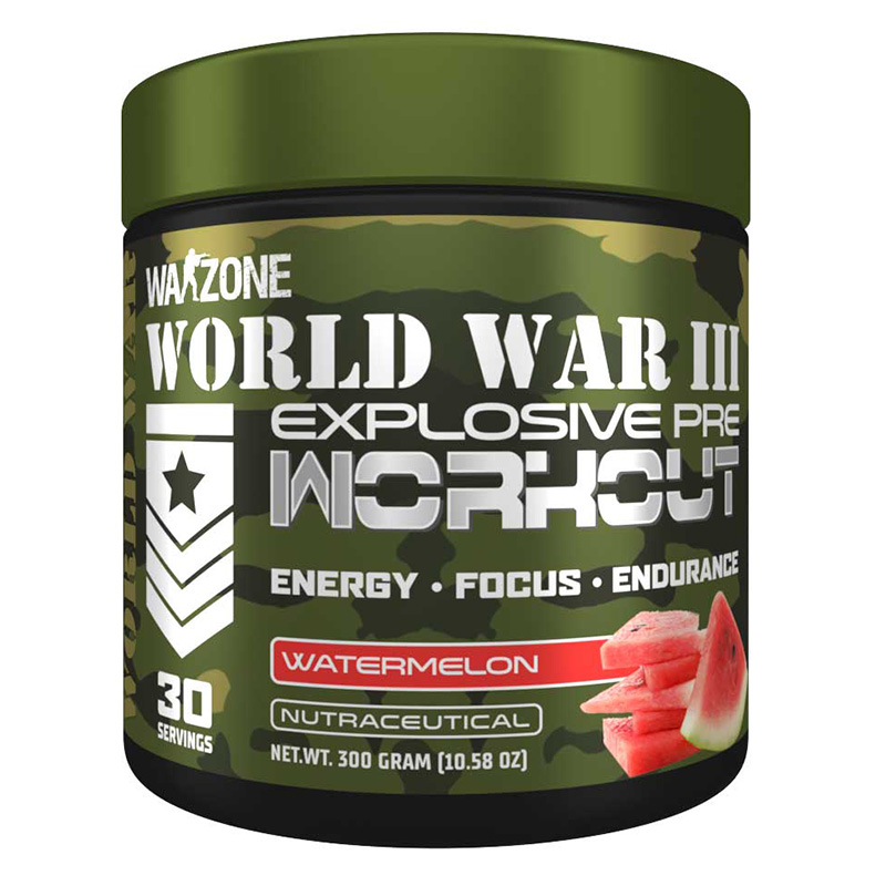 Warzone World War 3 Pre Workout 30 Servings - Watermelon