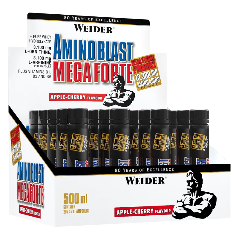 Weider Amino Blast Mega Forte Supplement 20 x 25 ml