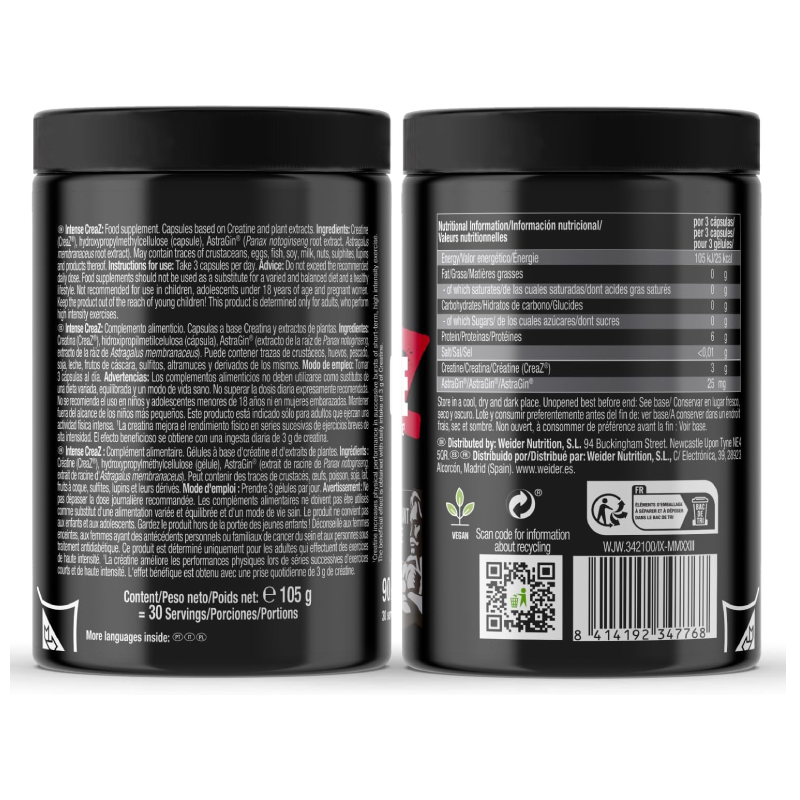 Weider Intense Creatine Z 90 Caps Best Price in Dubai