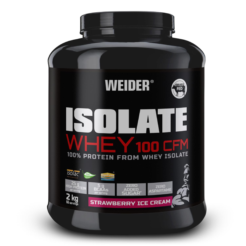 Weider Isolate Whey Protein 100 CFM 2 KG - Strawberry Icecream