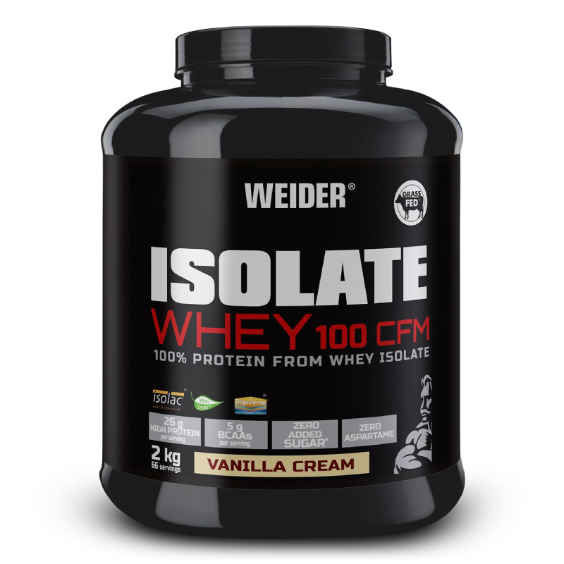 Weider Isolate Whey Protein 100 CFM 2 KG - Vanilla Creme