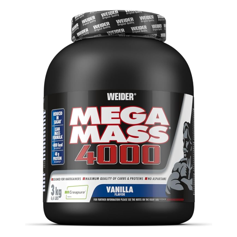 Weider Mega Mass 4000 3 KG - Vanilla