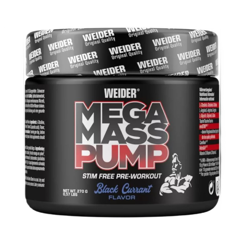 Weider Mega Mass Pump 270 G - Blackcurrant