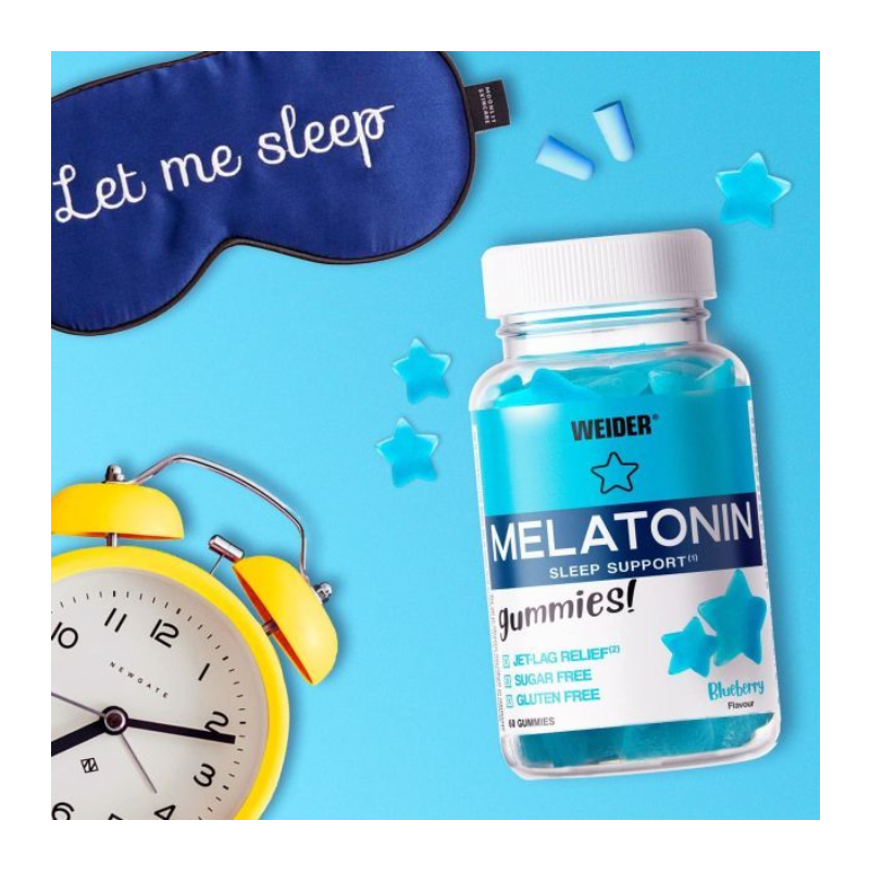 Weider Melatonin 60 Gummies - Blueberry Best Price in UAE