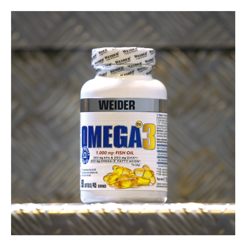 Weider Omega 3 Premium Fish Oil with Vitamin E 90 Softgels Best Price in Dubai