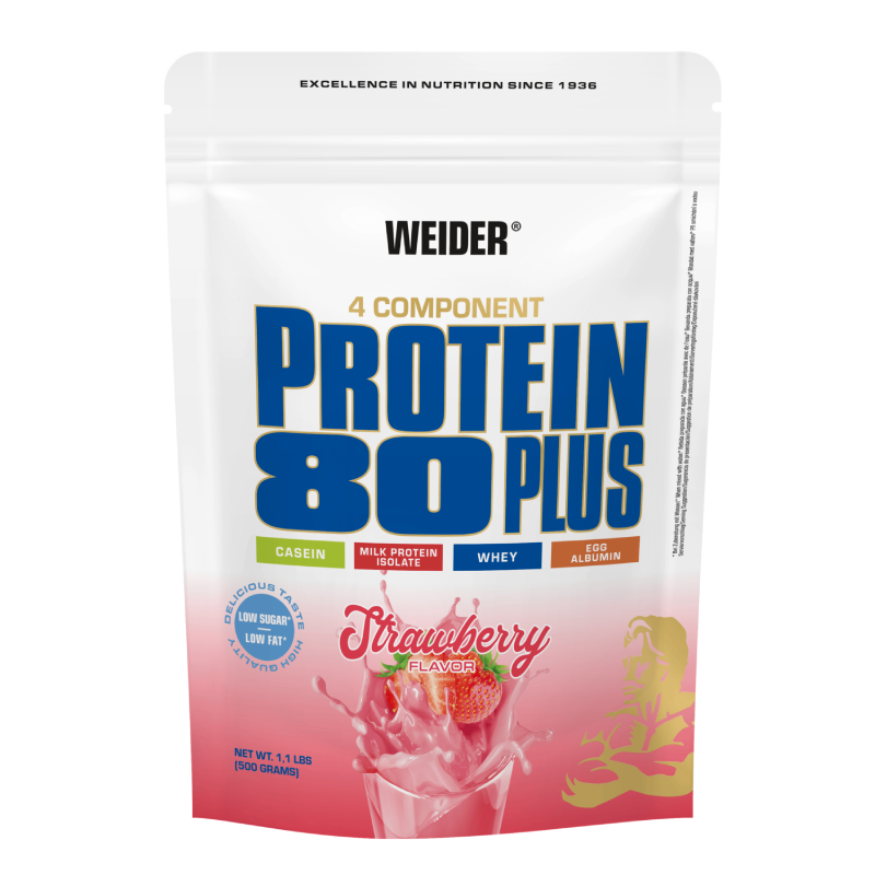 Weider Protein 80 Plus 500 G - Strawberry