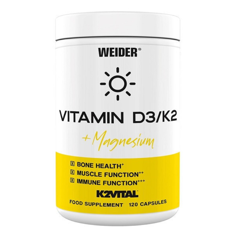 Weider Vitamin D3/K2 120 Capsules