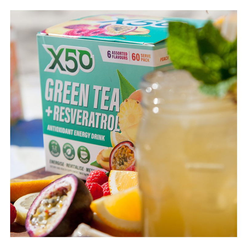 X50 Green Tea Assorted 30 Serving Best Price in Dubai