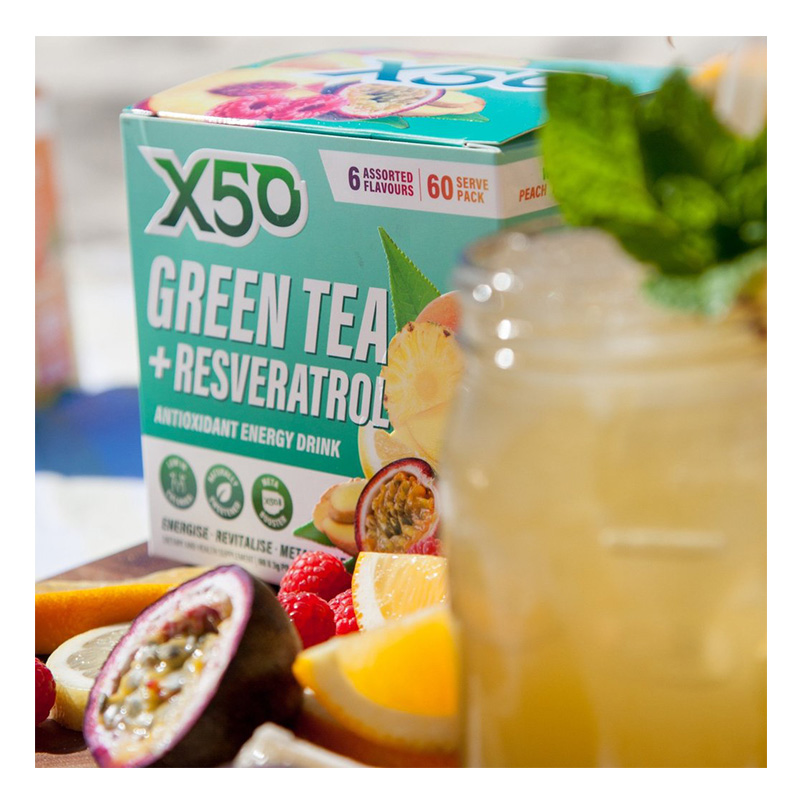 X50 Green Tea Assorted 60 Serving Best Price in Dubai