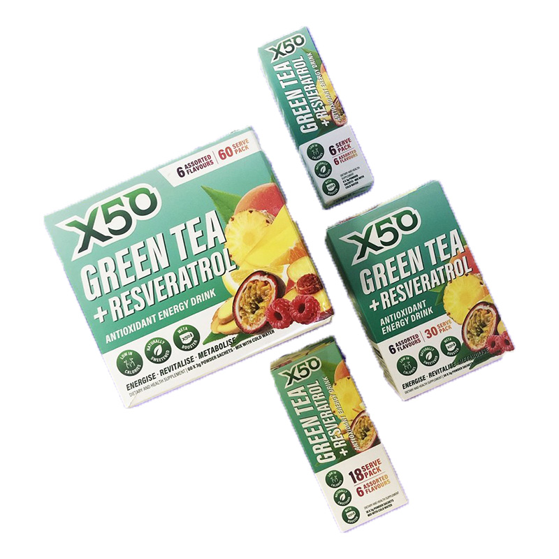 X50 Green Tea Assorted 60 Serving Best Price in Sharjah