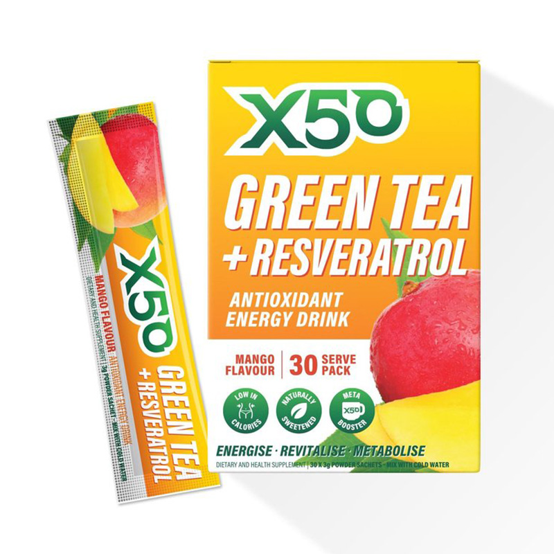 X50 Green Tea Mango 30 Serving