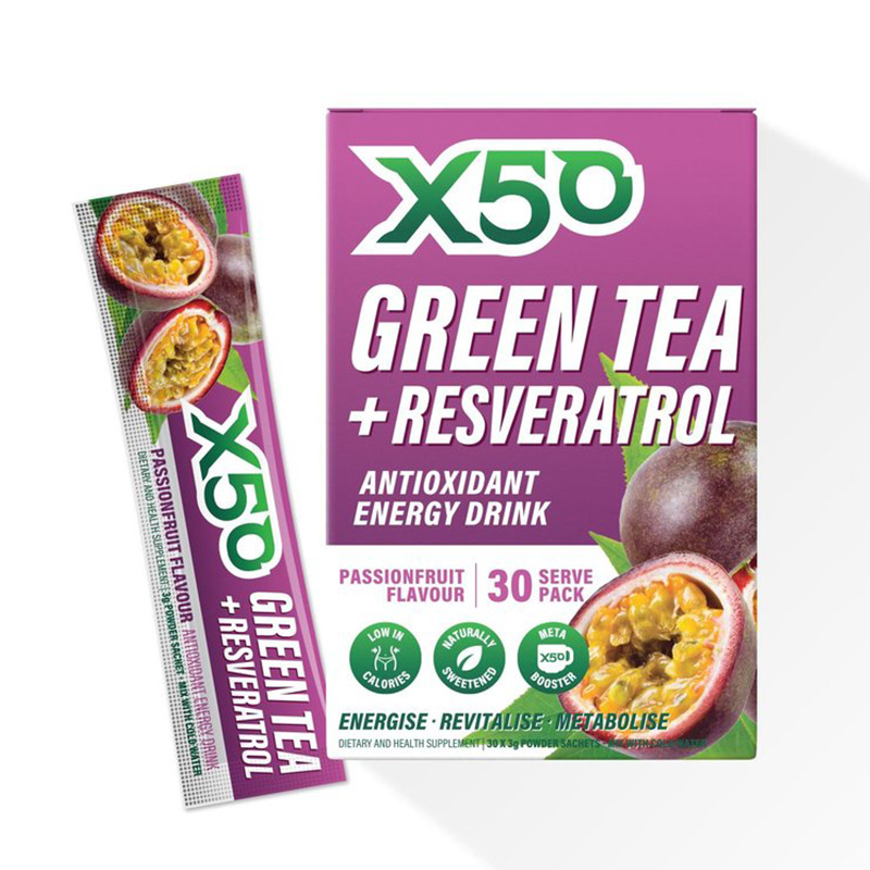 X50 Green Tea Passion Fruit 30 Serving Best Price in UAE