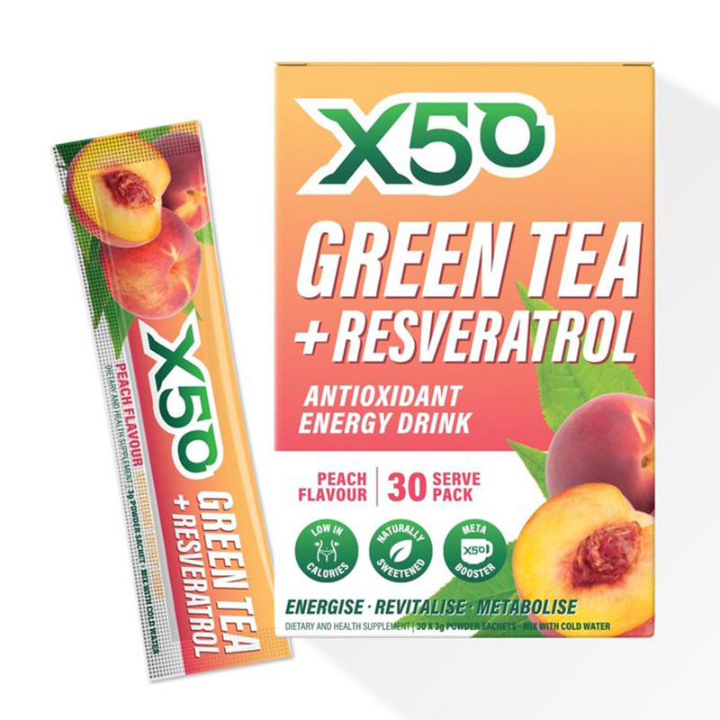 X50 Green Tea Peach 30 Serving Best Price in UAE