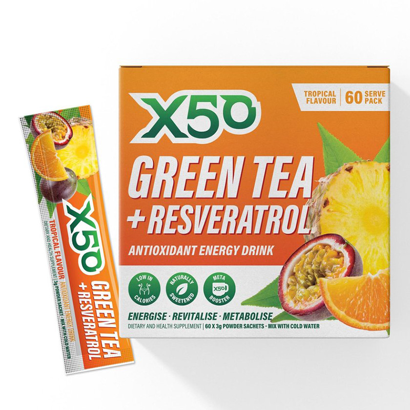 X50 Green Tea Tropical 60 Serving