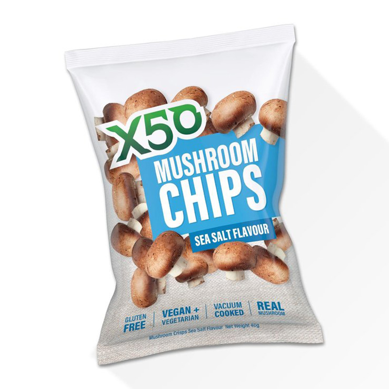 X50 Mushroom Chips Sea Salt 40g