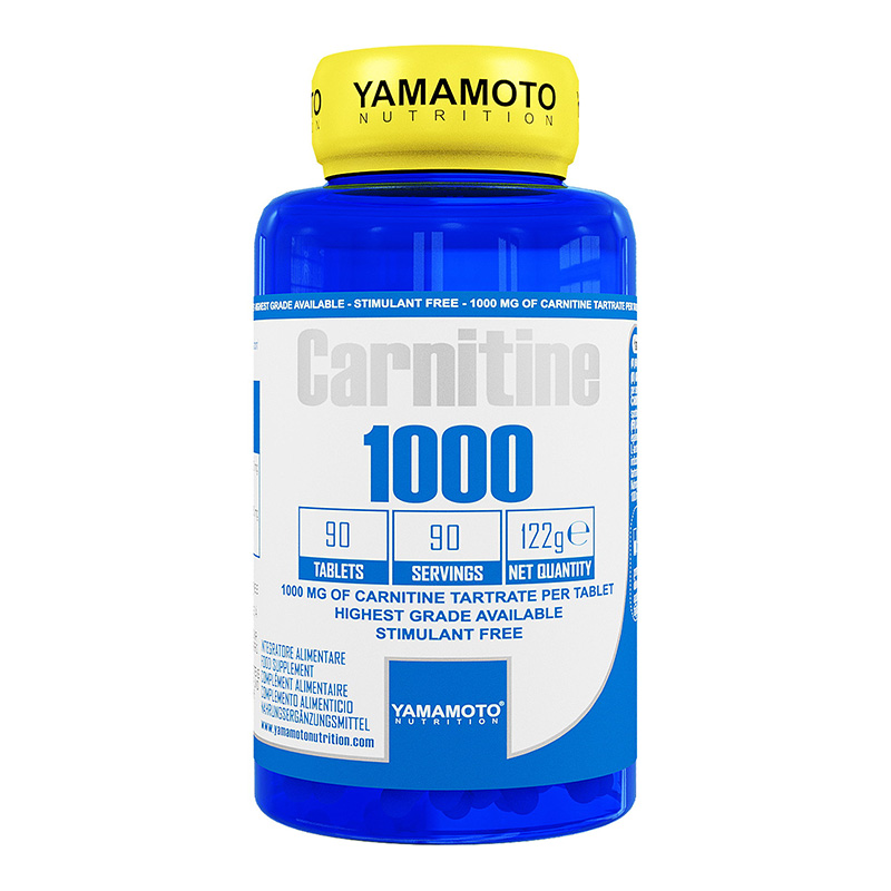 Yamamoto Nutrition Carnitine 1000 mg 90 Tablets