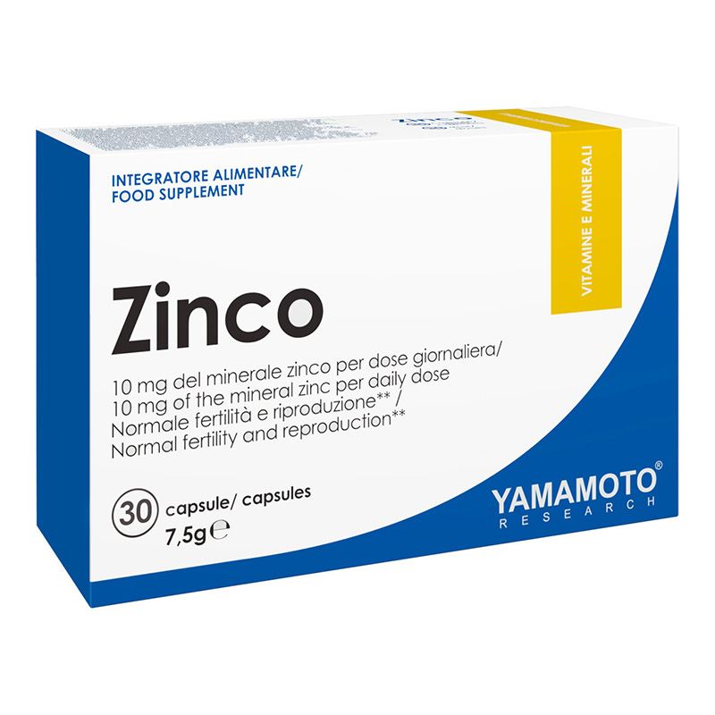 Yamamoto Nutrition Zinco 10mg 30 Capsule